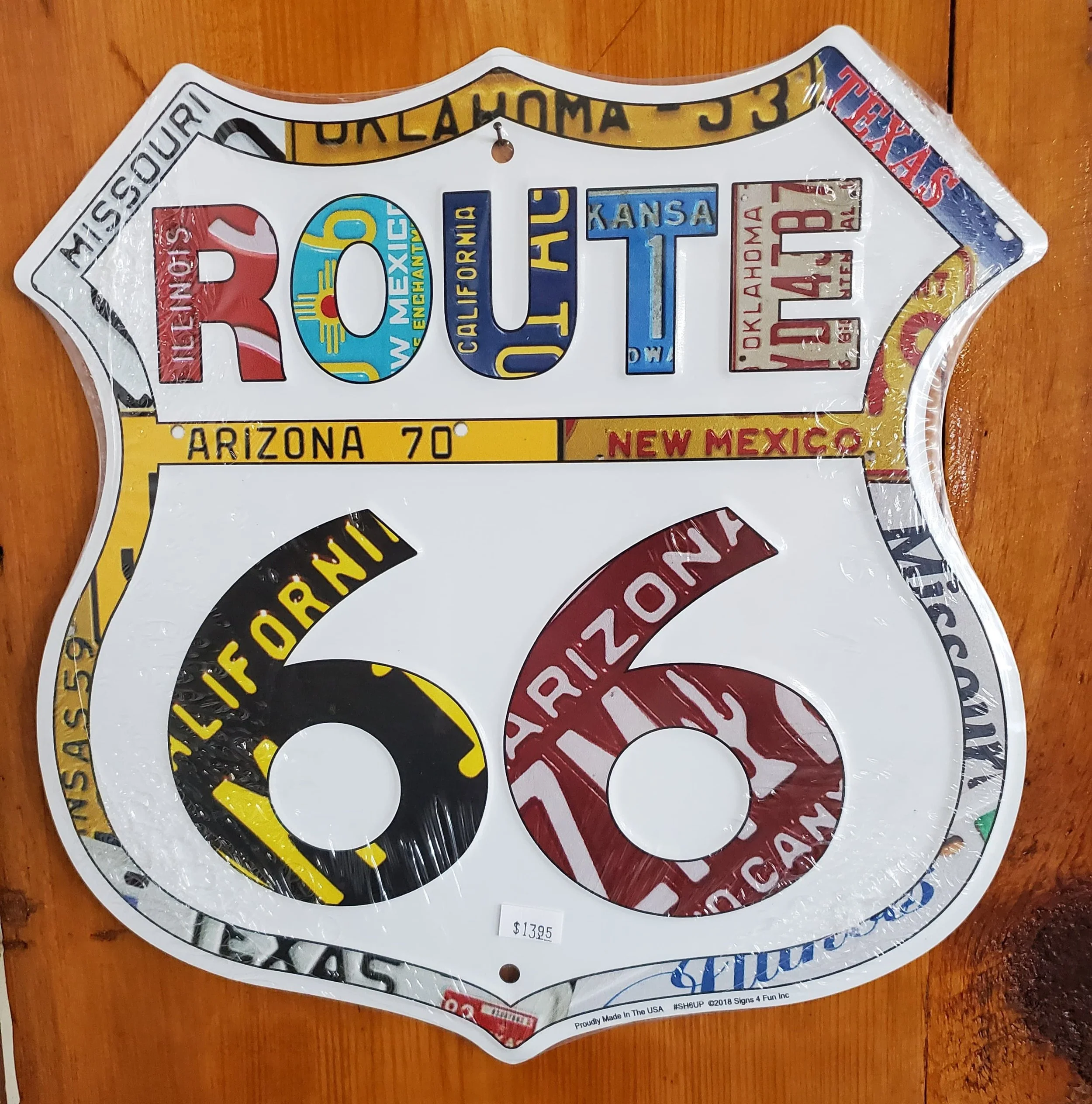 Route 66 Shield - License Plates — Jack Rabbit Trading Post